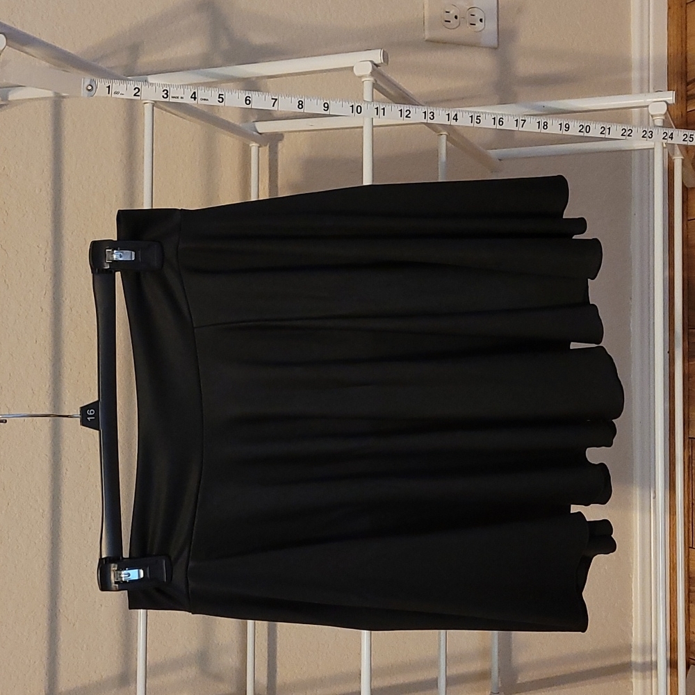 Faux Leather Mini Skirt